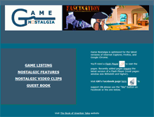 Tablet Screenshot of game-nostalgia.com